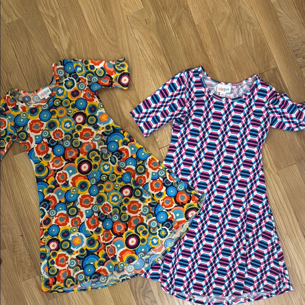 Set of two Lularoe girls’ dresses size 6